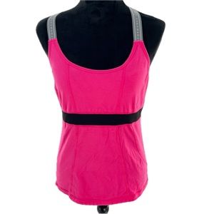 Calvin Klein Performance Quick Dry Cross Back Workout Tank Hot Pink Size Large